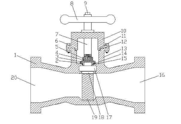 自密封電站閥示意圖